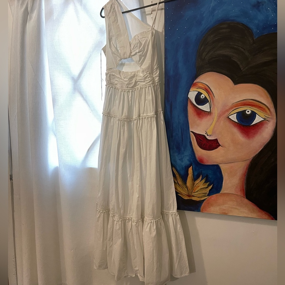ELLIAT Pearl dress In white